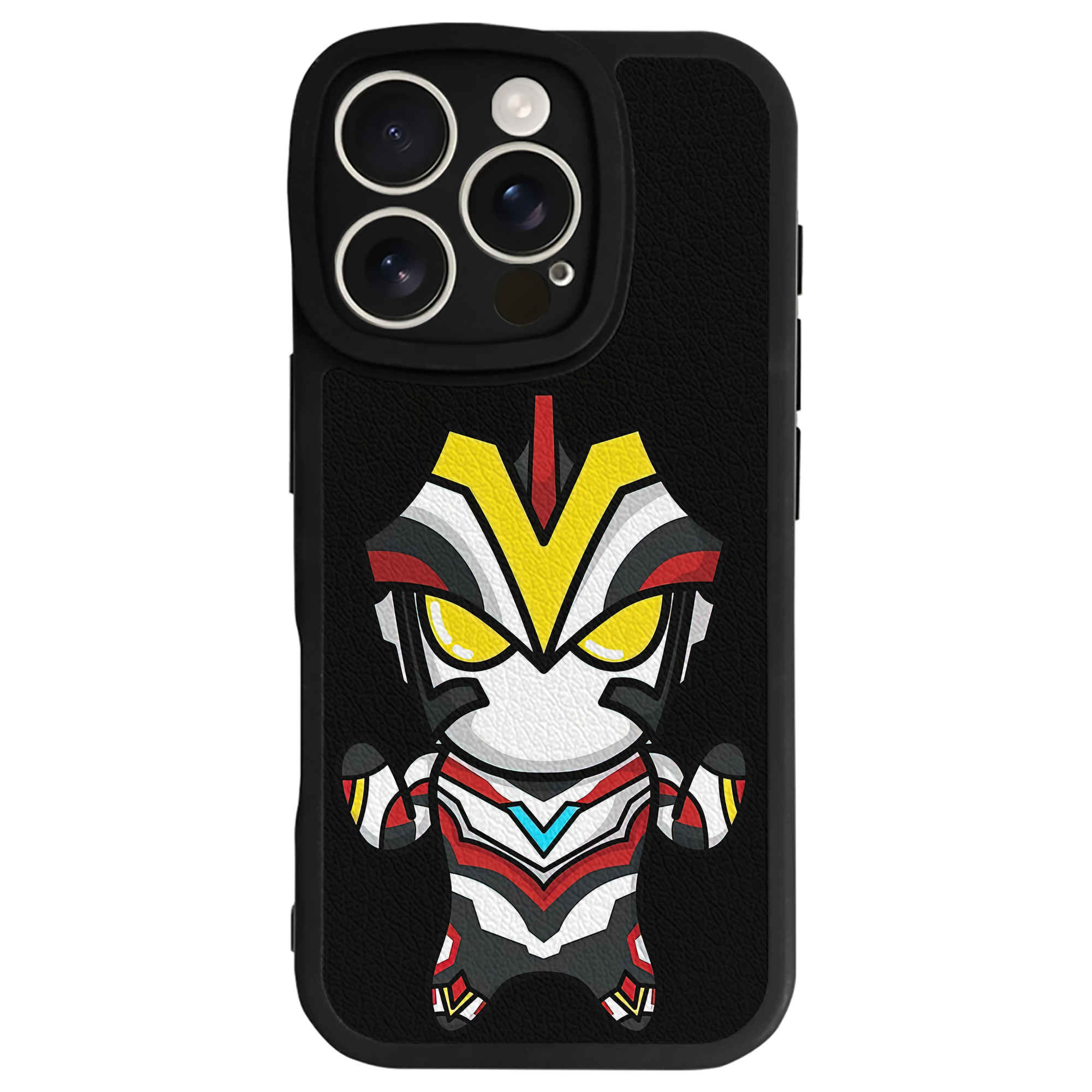 （画像用） ウルトラマン Ultraman 【iPhone 16シリーズ対応】シリコンスマホケース（レザー調） 材質：シリコン
